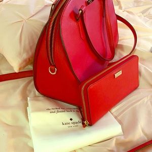 Kate Spade Dome style Cross body bag and Wallet
